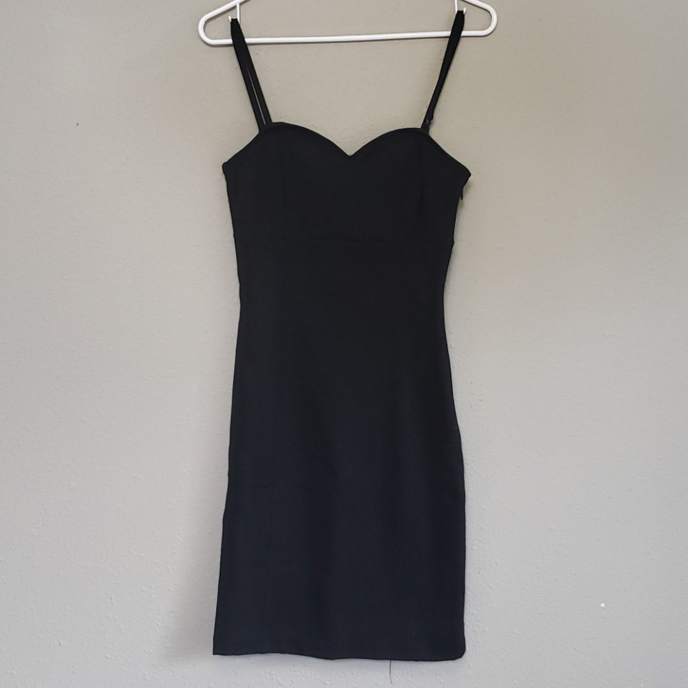 Black cocktail dress